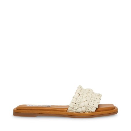 Sandalias de Diapositivas Steve Madden Genevie Mujer Blancas | ES OG09S1